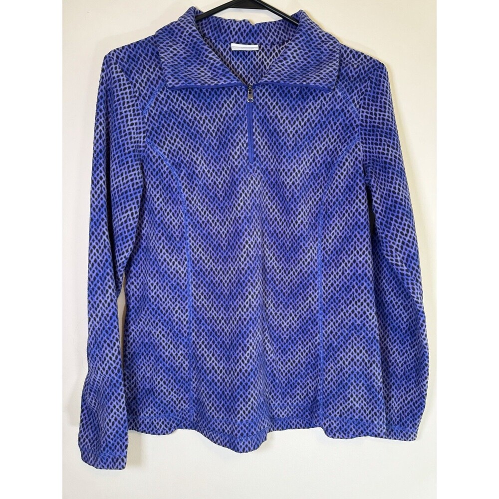 Columbia Sportswear Company Blue Long Sleeve Zipper Jacket Size Medium
